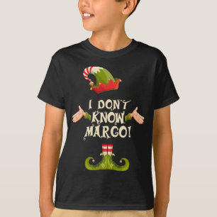 Camiseta Eu não conheço a família do Elf Margo no Natal L