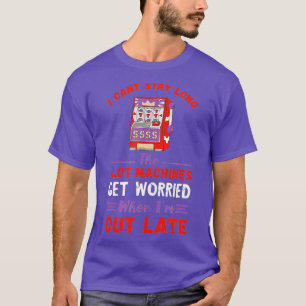 Camiseta Eu não consigo ficar por muito tempo com a máquina