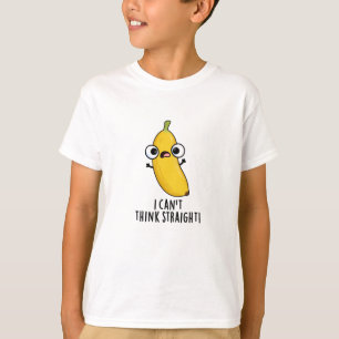 Camiseta Eu não consigo pensar em Hetero Fruta de banana