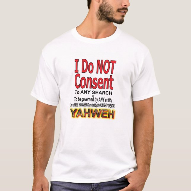 Camiseta Eu não consinto (Frente)