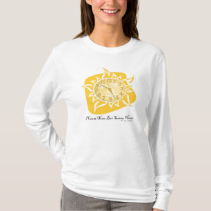 Camiseta Eu não conto nenhuns mas horas ensolaradas