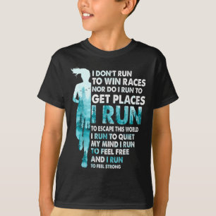 Camiseta Eu Não Corro Para Vencer Corridas Eu Corro Para Es