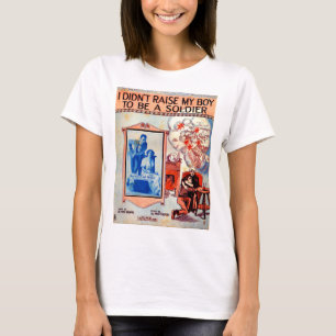 Camiseta Eu não criei meu filho para ser uma folha de mús