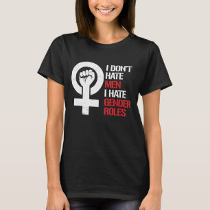 Camiseta Eu não deio homens que eu deio papéis do género