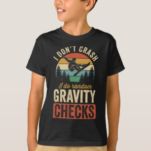 Camiseta Eu não despenho Eu faço exames aleatórios de gravi