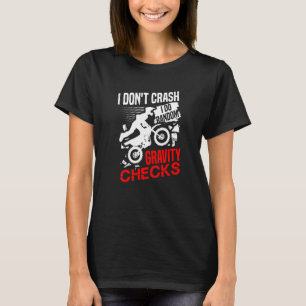 Camiseta Eu não despenho Eu faço testes aleatórios de gravi