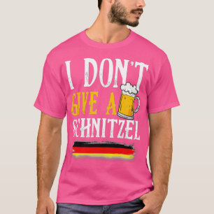 Camiseta Eu não dou a uma cerveja alemã Schnitzel o Wurst E