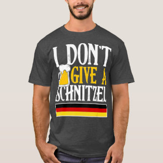 Camiseta Eu não dou a uma cerveja alemã Schnitzel o Wurst E