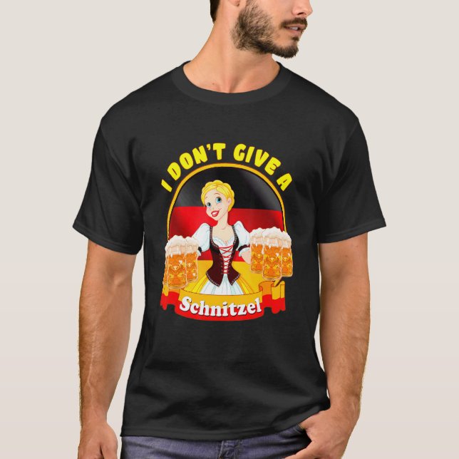 Camiseta Eu não dou a uma Schnitzel Oktoberfest Women com B (Frente)