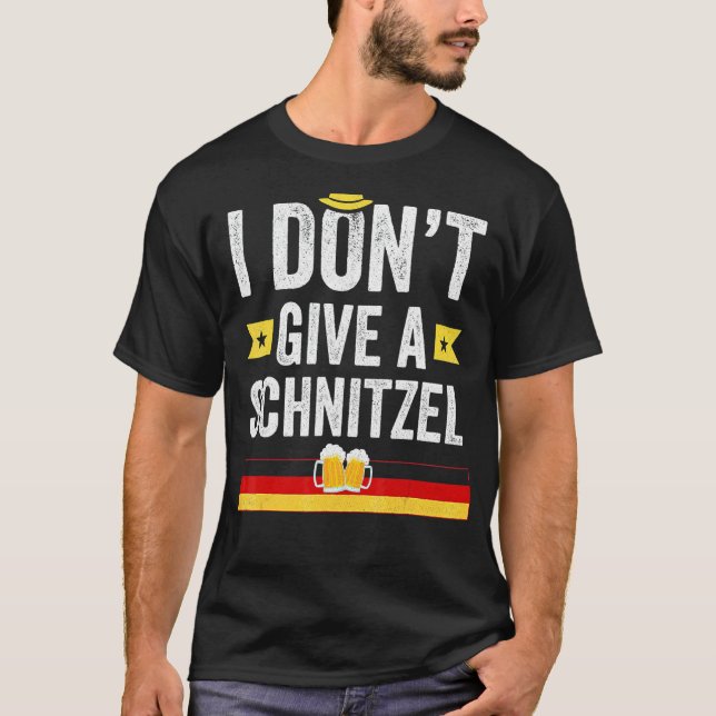 Camiseta Eu não dou um alemão Schnitzel (Frente)