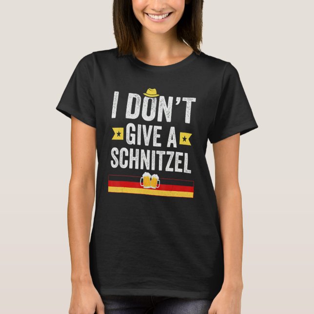 Camiseta Eu não dou um alemão Schnitzel (Frente)