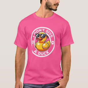 Camiseta Eu Não Dou Um Amante De Pato Engraçado Dono De Pat