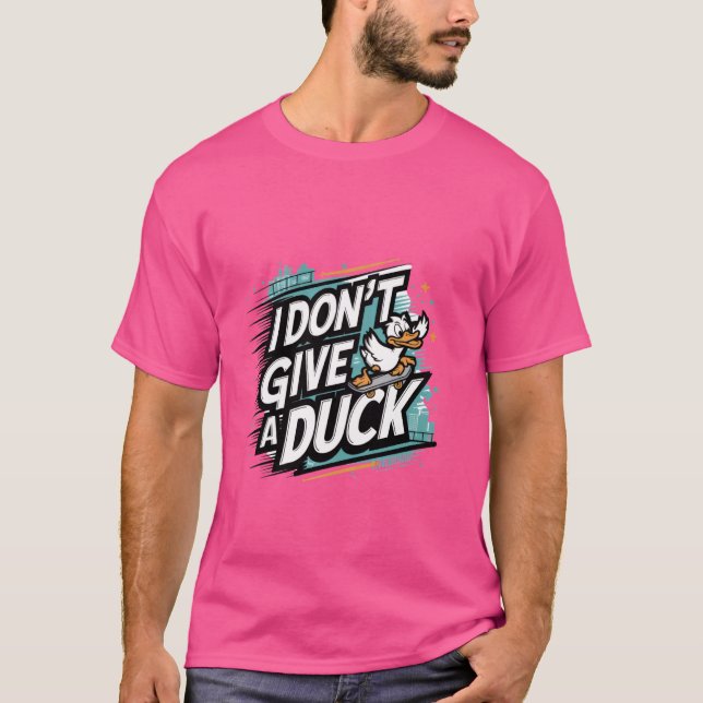 Camiseta Eu não dou um appa "Duck" - Diversão e Sassy State (Frente)
