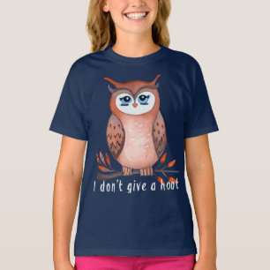 Camiseta Eu não dou um presente de amante de coruja
