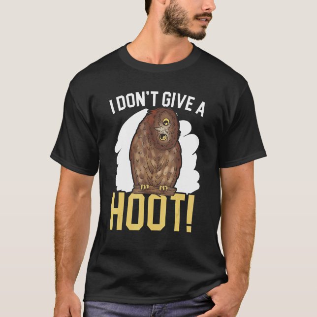 Camiseta Eu não dou um uísque de pássaro noturno (Frente)