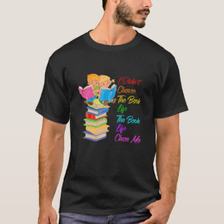Camiseta Eu não escolhi a vida do livro que a vida escolheu