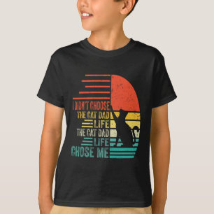 Camiseta Eu não escolhi a vida do Pai do gato.