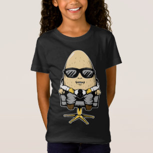Camiseta Eu não escolhi o Humor da Vida dos Ovos Engraçado