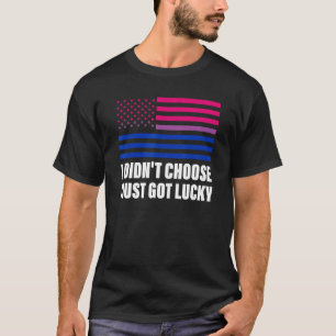 Camiseta Eu não escolhi que acabei de ter sorte com a bande