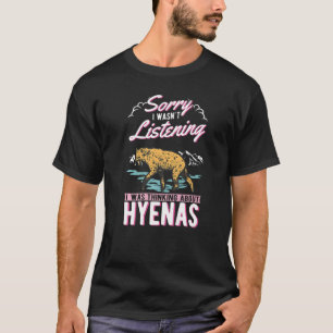 Camiseta Eu não estava escutando que estava pensando em Hie