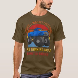 Camiseta Eu não estava escutando que estava pensando no Mon