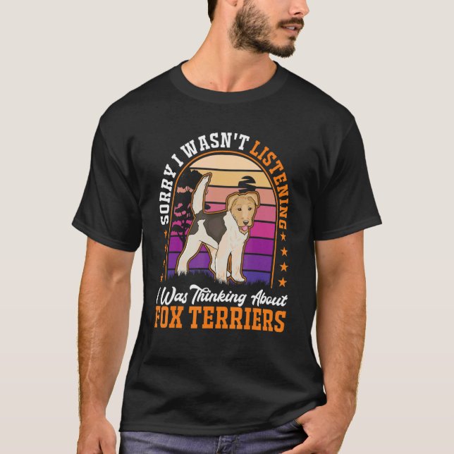 Camiseta Eu não estava escutando que estava pensando sobre  (Frente)