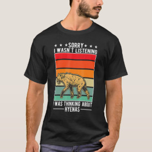 Camiseta Eu não estava ouvindo que estava pensando sobre Hy