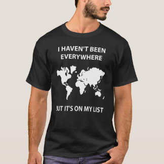 Camiseta EU NÃO ESTIVE EM TODA PARTE MAS está em MINHA