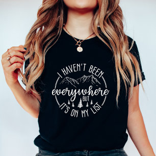Camiseta Eu Não Estive Em Todo Lugar Aventura de Viagem