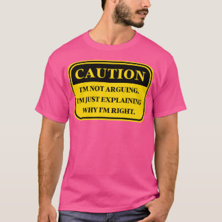 Camiseta Eu Não Estou Argumentando Eu Só Explicando Por Que