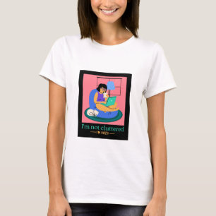 Camiseta Eu não estou contorcido, sou Cozy Tiny House World