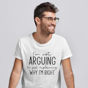 Camiseta Eu não estou discutindo