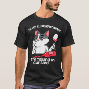 Camiseta Eu não estou esmagando minhas palavras. Estou fala