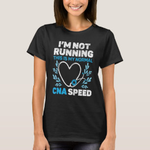 Camiseta Eu não estou executando este é meu trabalho normal