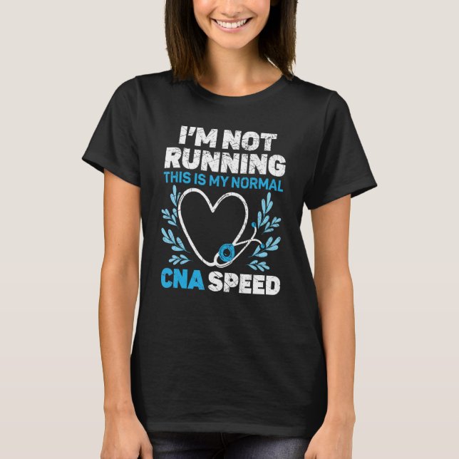 Camiseta Eu não estou executando este é meu trabalho normal (Frente)