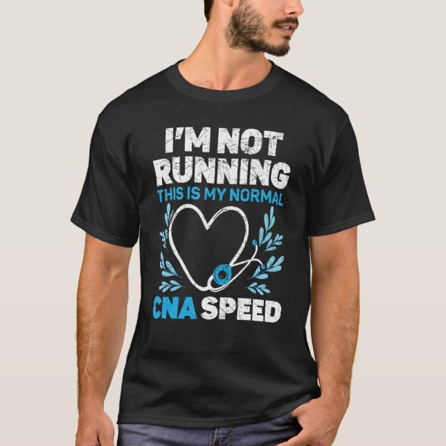 Camiseta Eu não estou executando este é meu trabalho normal (Frente)