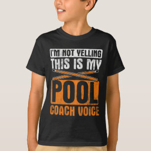 Camiseta Eu Não Estou Gritando Bilhetes De Piscina De Voz D