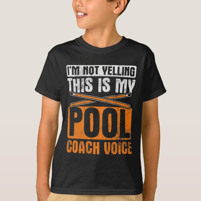 Camiseta Eu Não Estou Gritando Bilhetes De Piscina De Voz D (Frente)