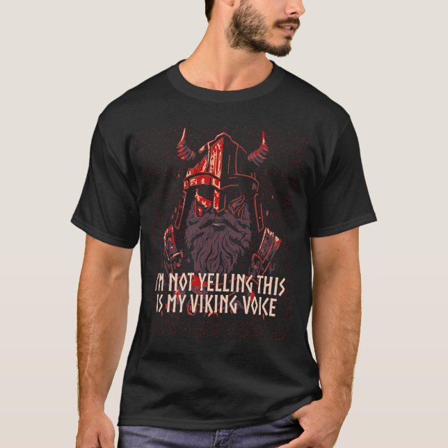 Camiseta Eu Não Estou Gritando Esta É Minha Voz Viável Noru (Frente)
