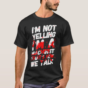 Camiseta Eu não estou gritando, eu sou um mecânico mecân
