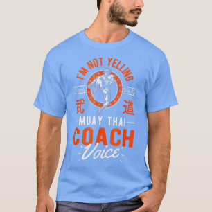 Camiseta Eu Não Estou Gritando Isso É Apenas Treinador De V