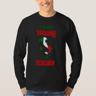 Camiseta Eu Não Estou Gritando O Humor Da Família Da Piada 