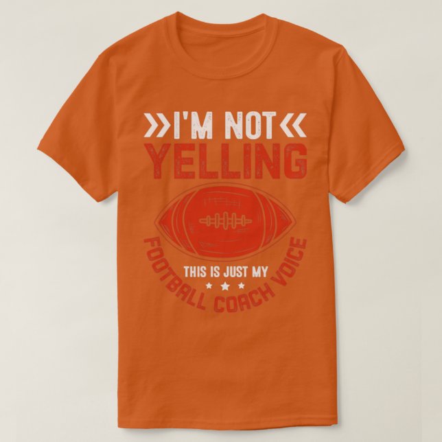 Camiseta Eu não estou gritando que isso é só futebol (Frente do Design)