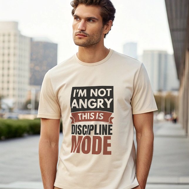 Camiseta Eu Não Estou Irritado, Estou no Modo Disc (Criador carregado)