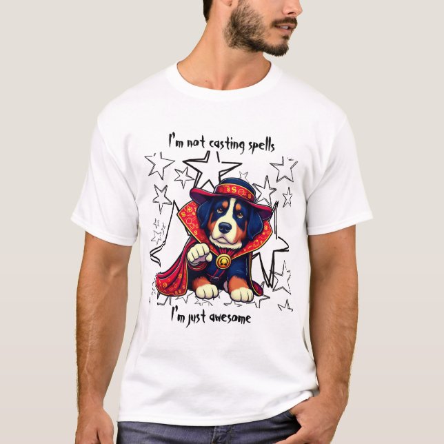 Camiseta Eu não estou lançando feitiços, eu sou simplesment (Frente)