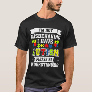 Camiseta Eu Não Estou Mal Comportando Eu Tenho Consciência