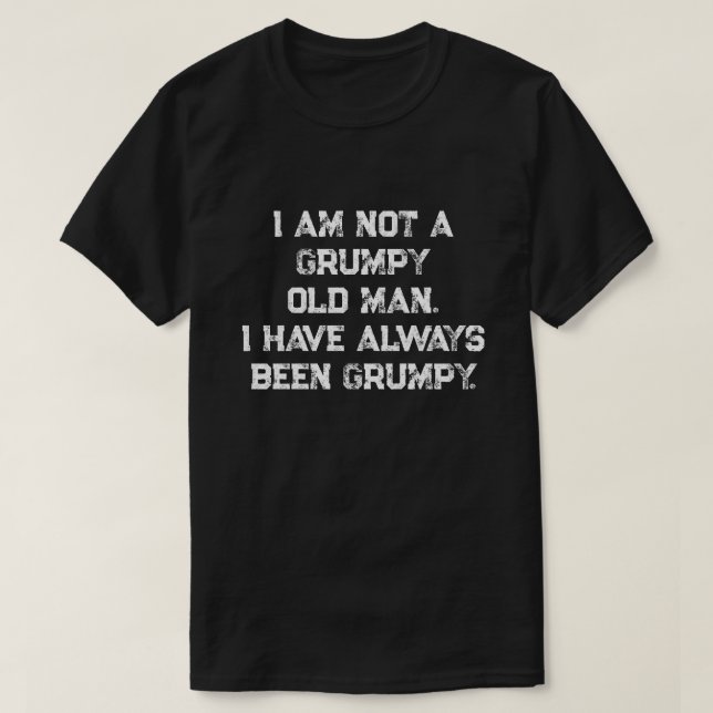 CAMISETA EU NÃO ESTOU MAL-HUMORADO (Frente do Design)