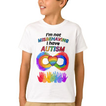 Camiseta Eu Não Estou Me Comportando Mal Autismo
