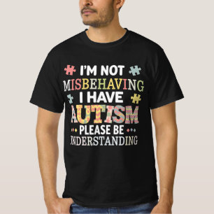 Camiseta Eu não estou me comportando mal Eu tenho consciênc