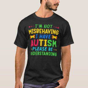 Camiseta Eu Não Estou Me Comportando Mal Eu Tenho Consciênc